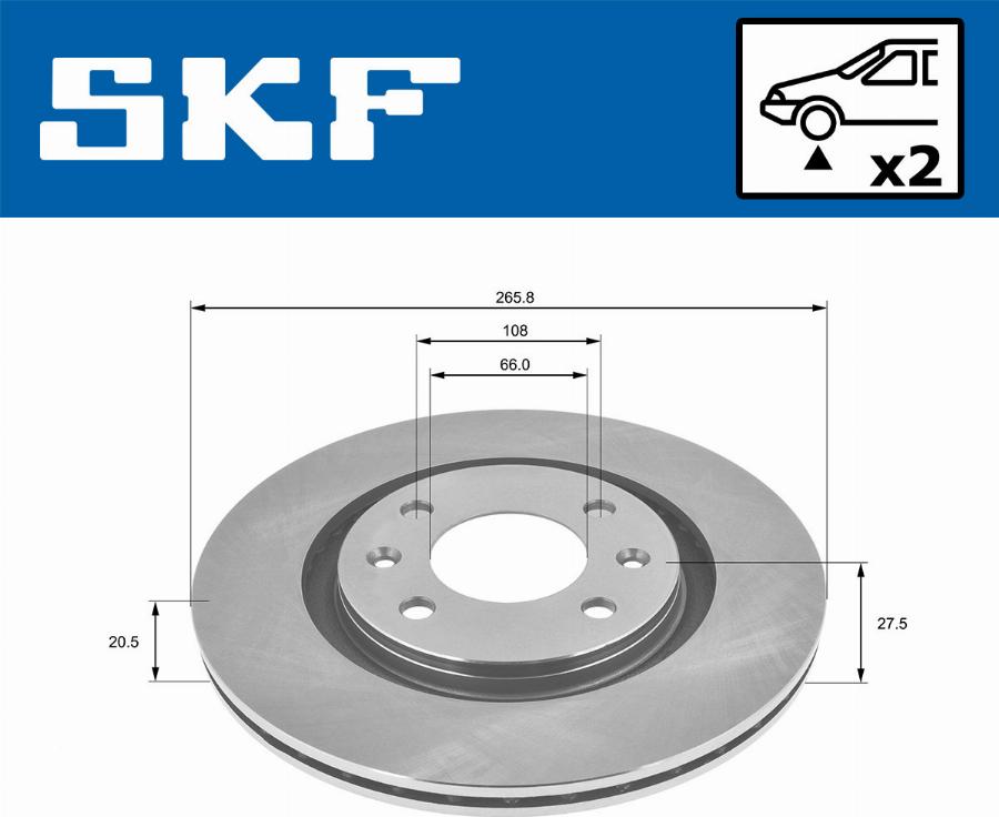 SKF VKBD 80094 V2 - Discofreno autozon.pro