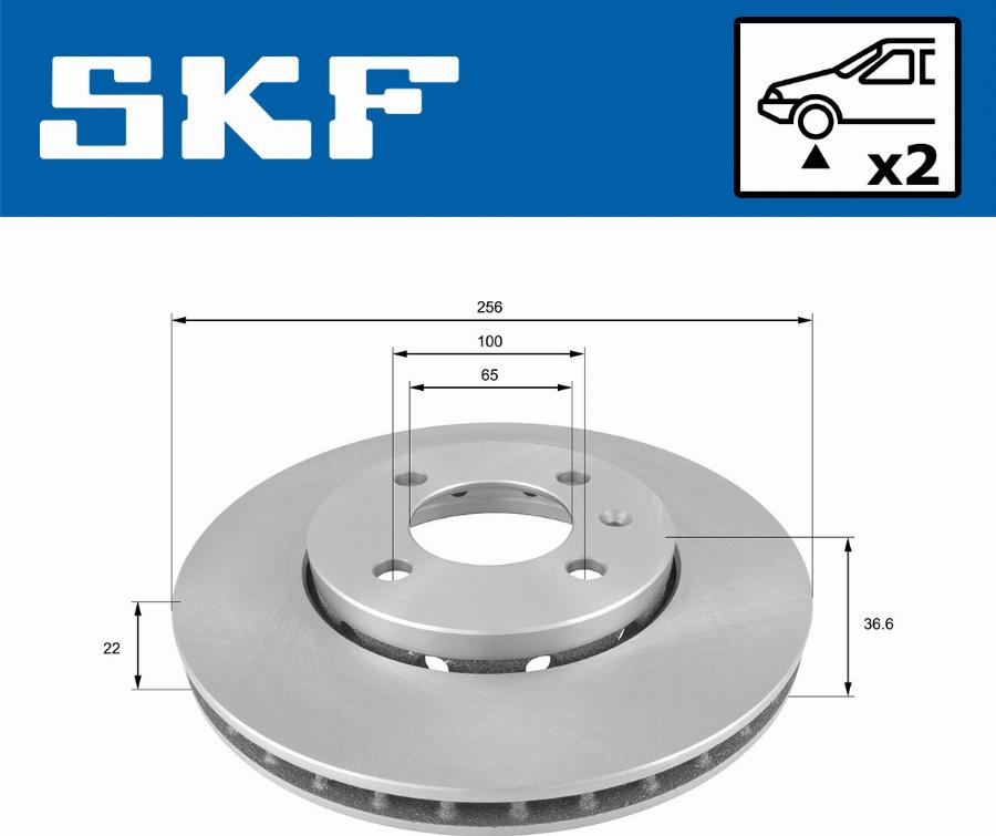 SKF VKBD 80096 V2 - Discofreno autozon.pro