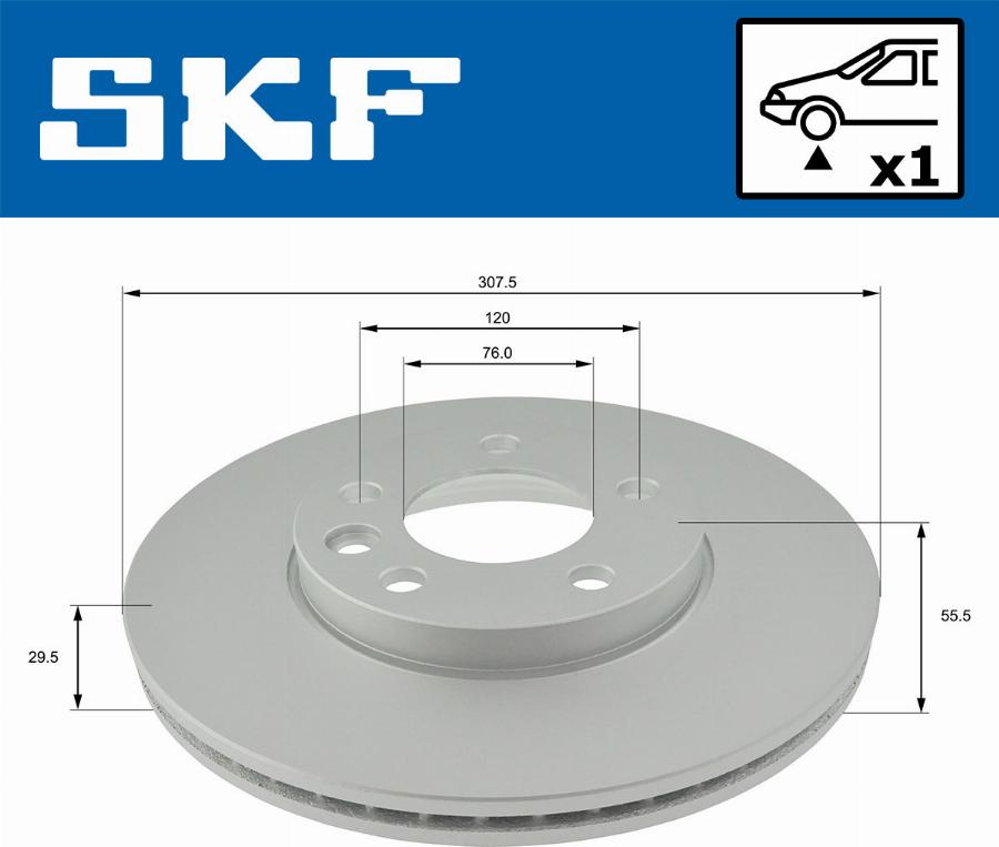 SKF VKBD 80040 V1 - Discofreno autozon.pro