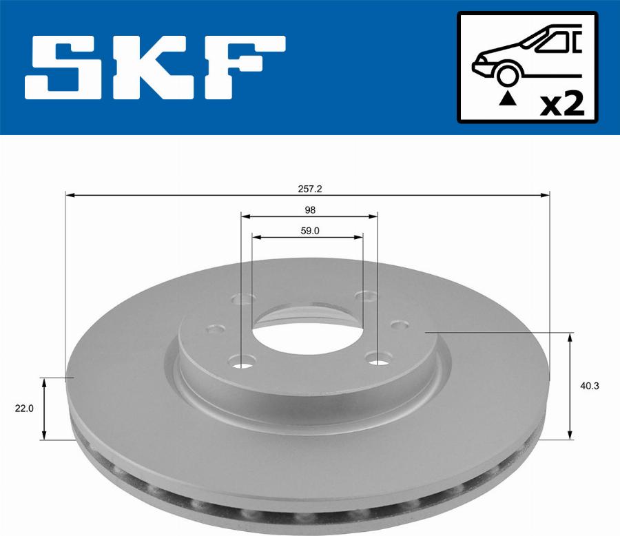 SKF VKBD 80064 V2 - Discofreno autozon.pro