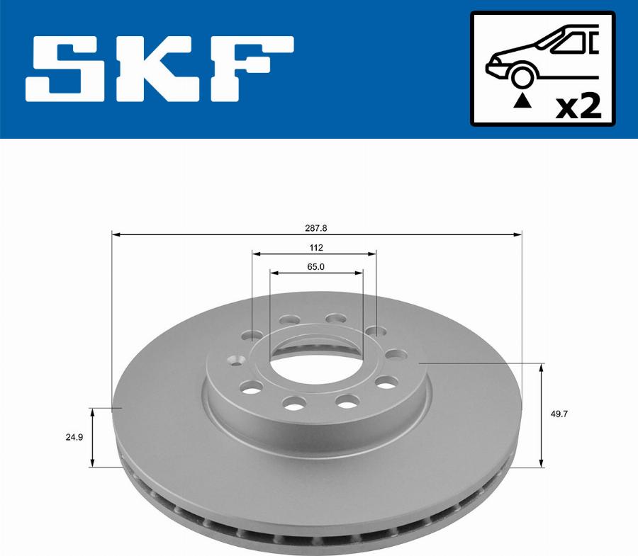 SKF VKBD 80005 V2 - Discofreno autozon.pro