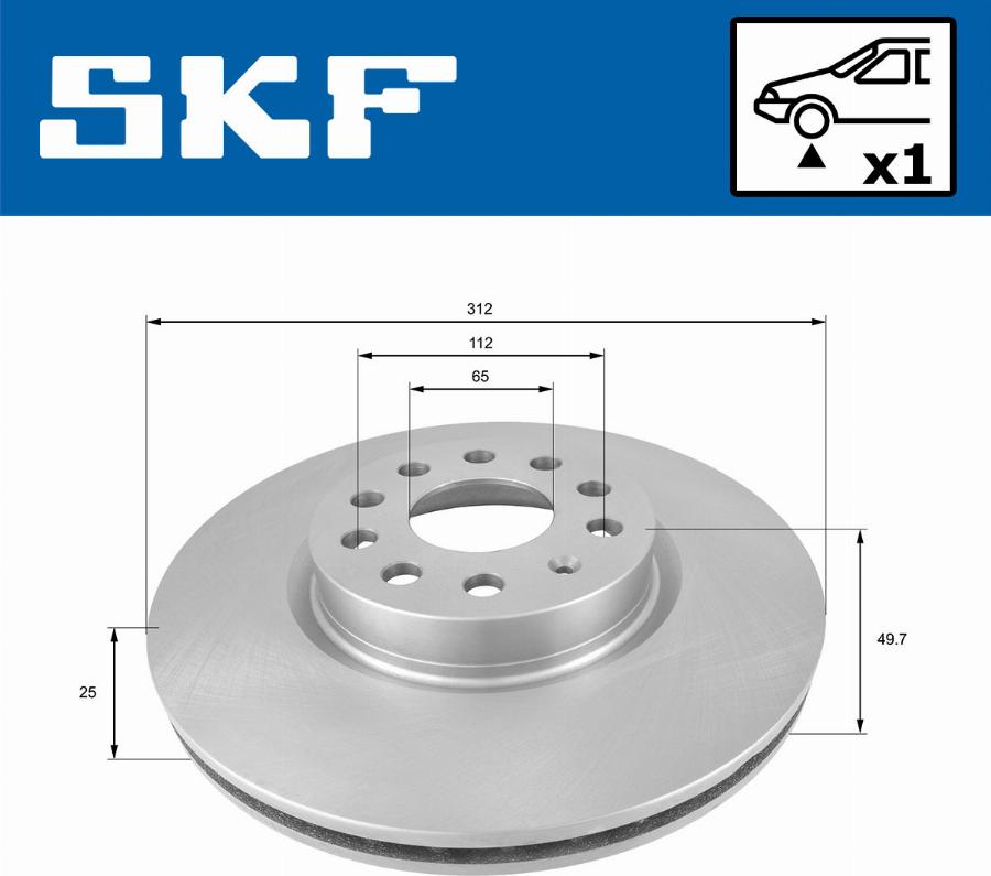 SKF VKBD 80006 V1 - Discofreno autozon.pro