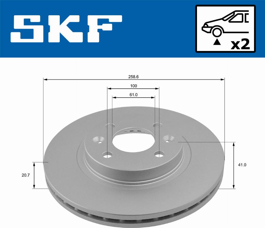 SKF VKBD 80011 V2 - Discofreno autozon.pro