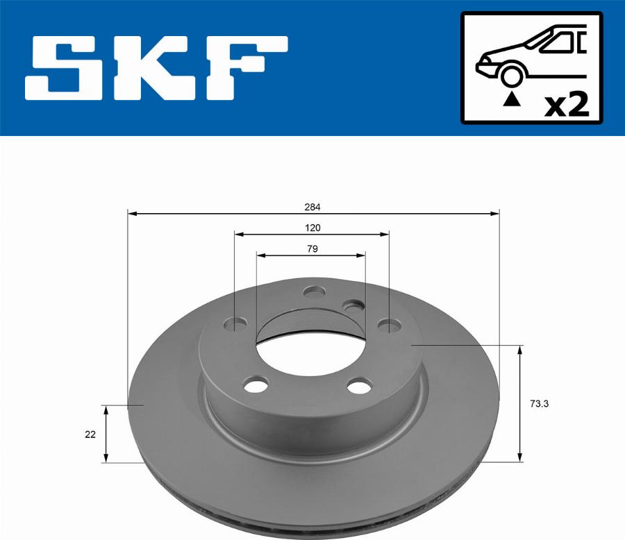 SKF VKBD 80089 V2 - Discofreno autozon.pro