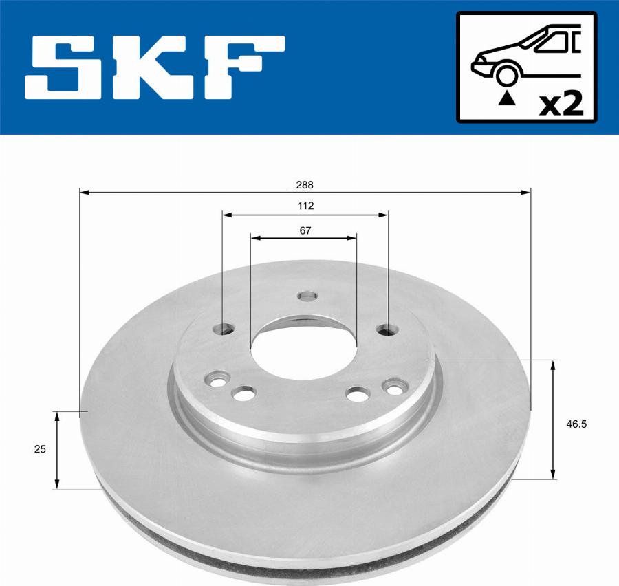 SKF VKBD 80020 V2 - Discofreno autozon.pro