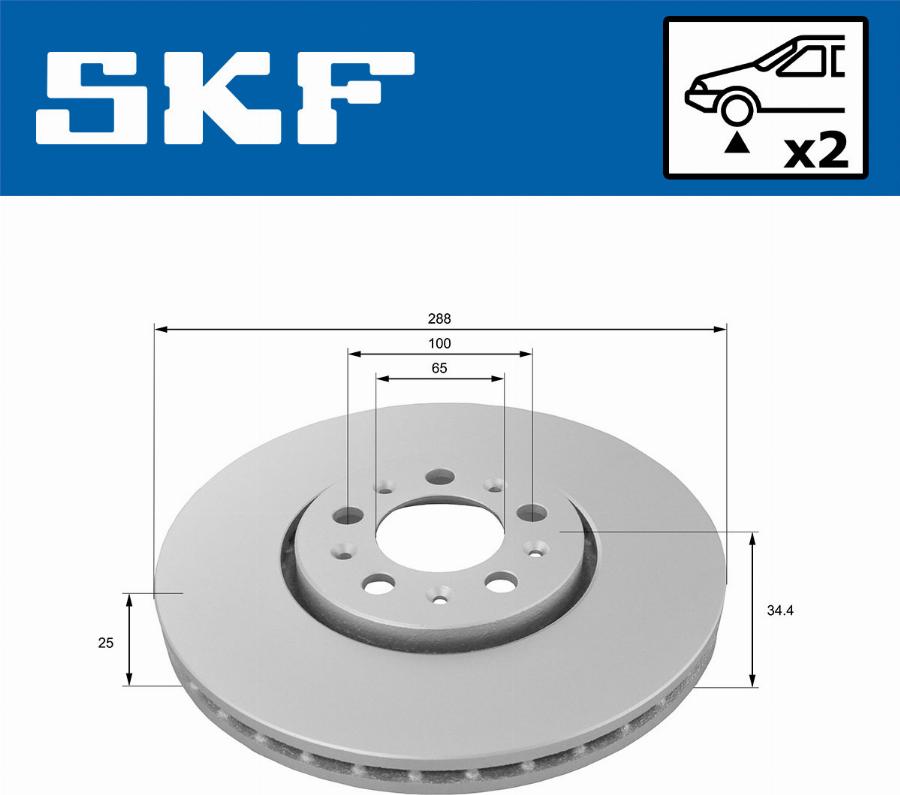 SKF VKBD 80074 V2 - Discofreno autozon.pro