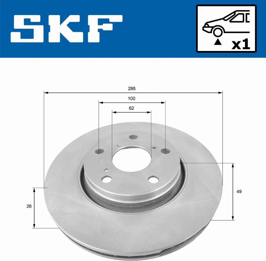 SKF VKBD 80078 V1 - Discofreno autozon.pro