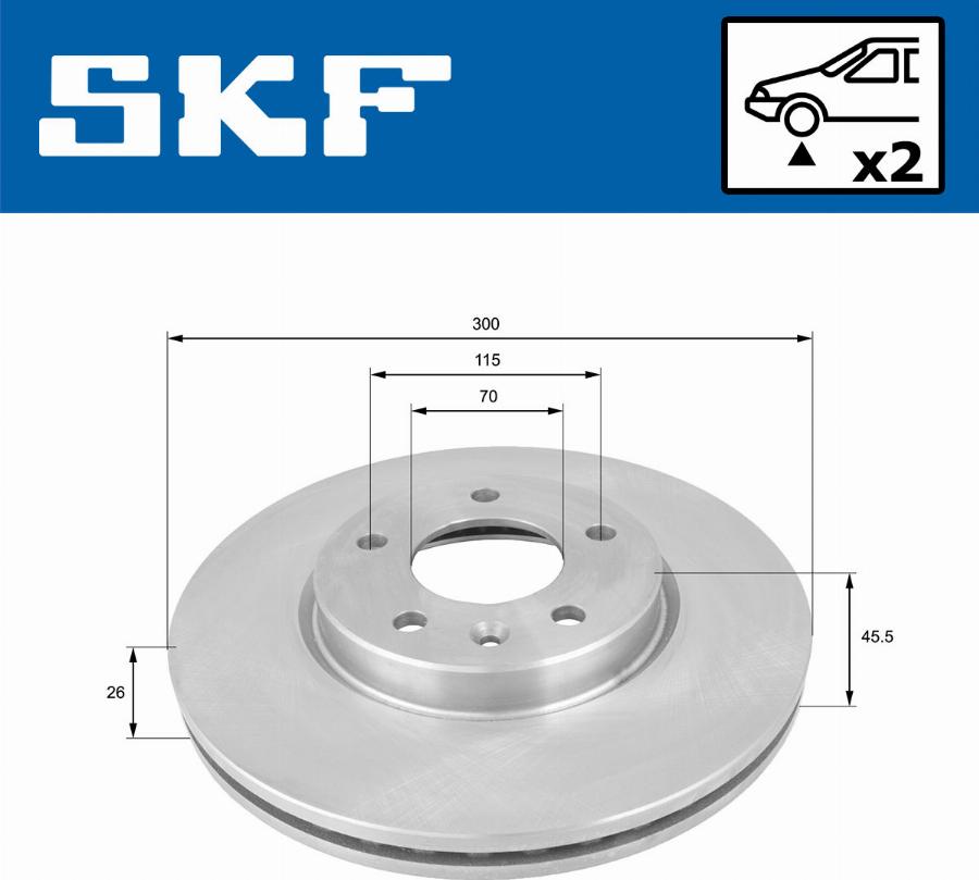 SKF VKBD 80194 V2 - Discofreno autozon.pro