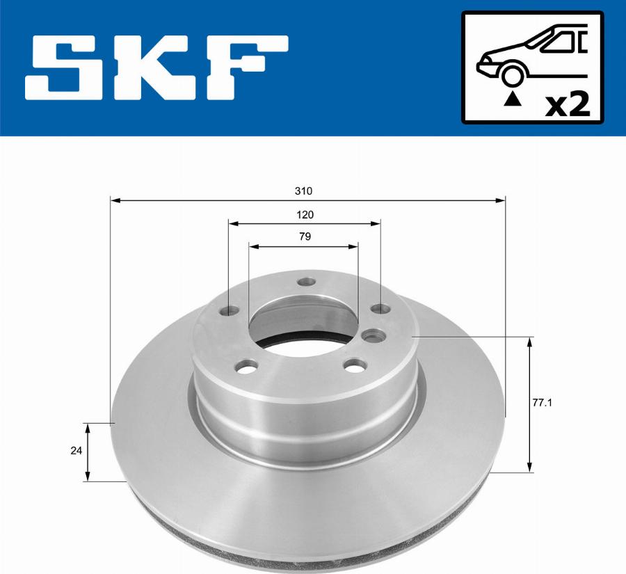 SKF VKBD 80196 V2 - Discofreno autozon.pro