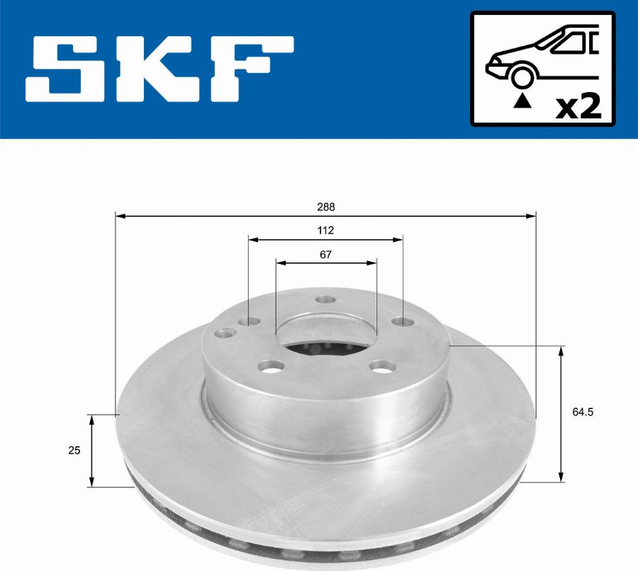 SKF VKBD 80143 V2 - Discofreno autozon.pro