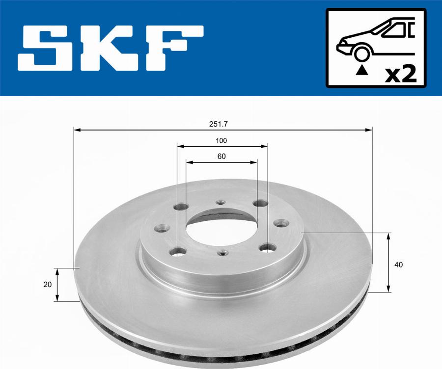 SKF VKBD 80167 V2 - Discofreno autozon.pro