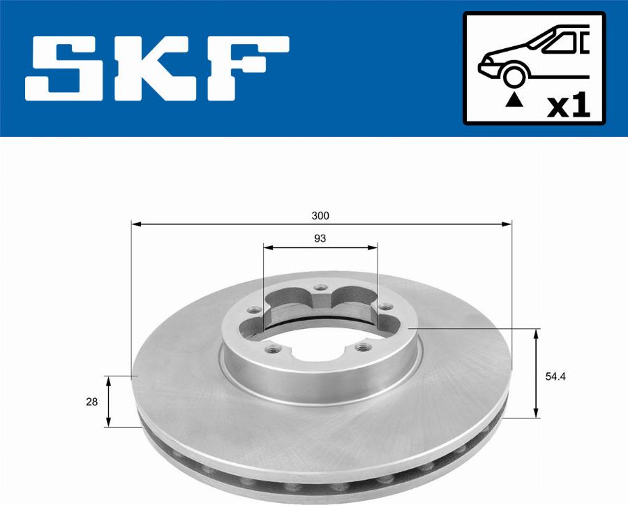 SKF VKBD 80108 V1 - Discofreno autozon.pro