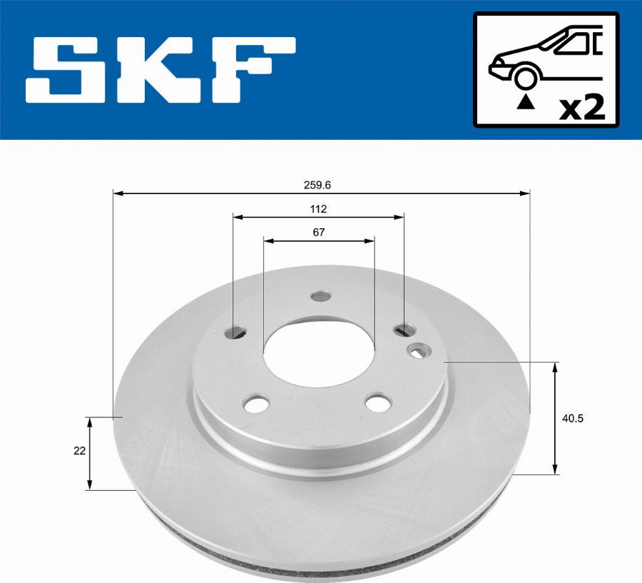 SKF VKBD 80119 V2 - Discofreno autozon.pro