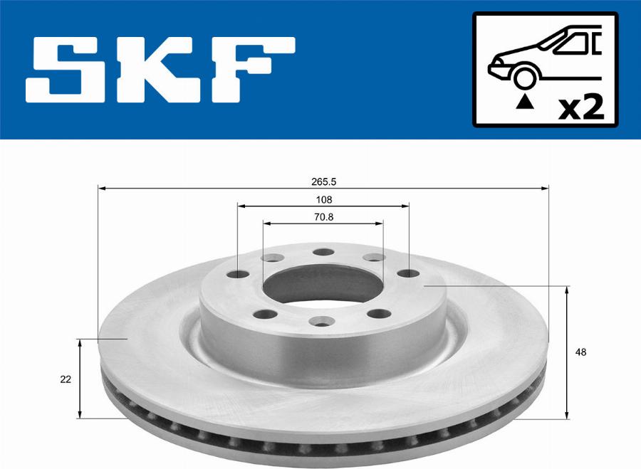 SKF VKBD 80113 V2 - Discofreno autozon.pro