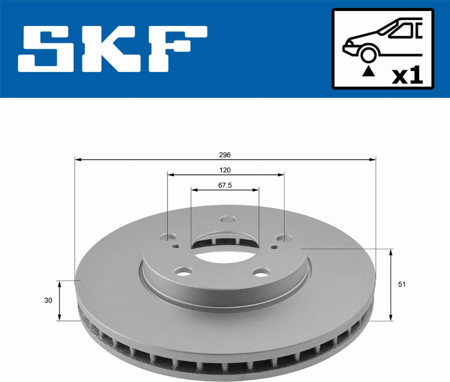 SKF VKBD 80187 V1 - Discofreno autozon.pro