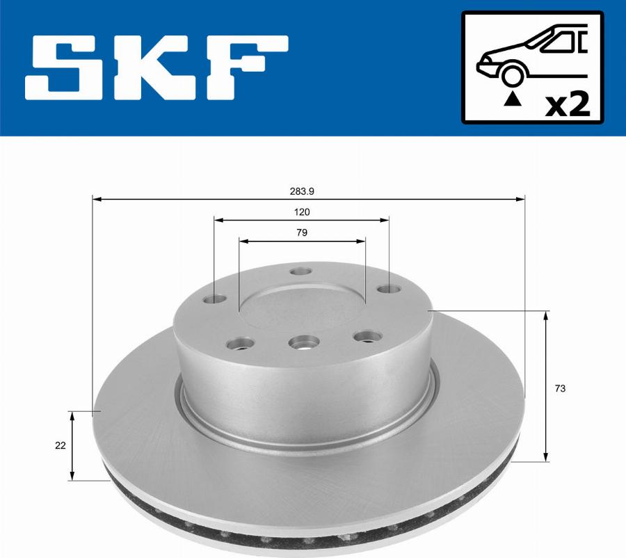 SKF VKBD 80133 V2 - Discofreno autozon.pro