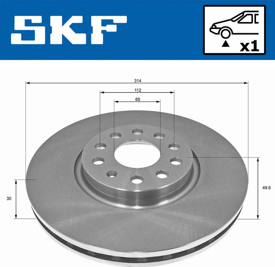 SKF VKBD 80171 V1 - Discofreno autozon.pro