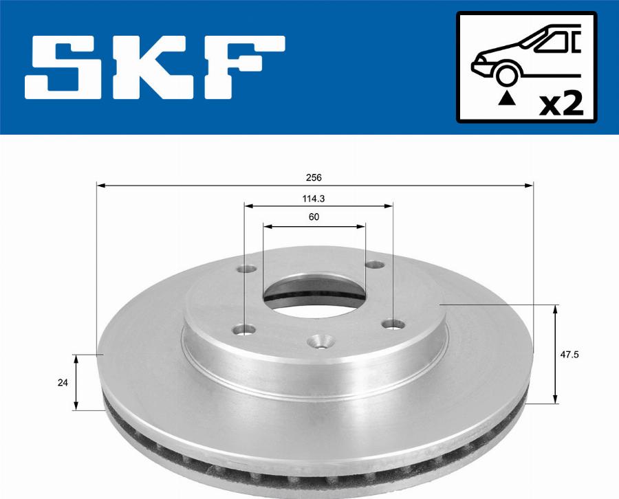 SKF VKBD 80898 V2 - Discofreno autozon.pro