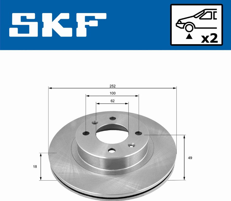 SKF VKBD 80397 V2 - Discofreno autozon.pro