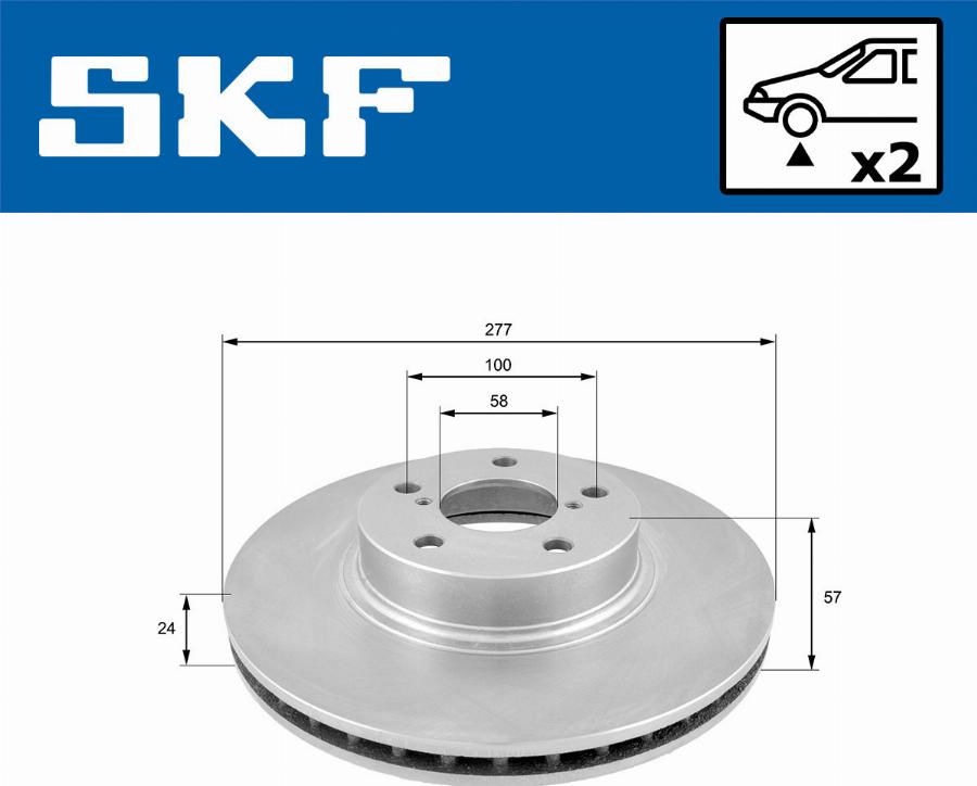 SKF VKBD 80341 V2 - Discofreno autozon.pro