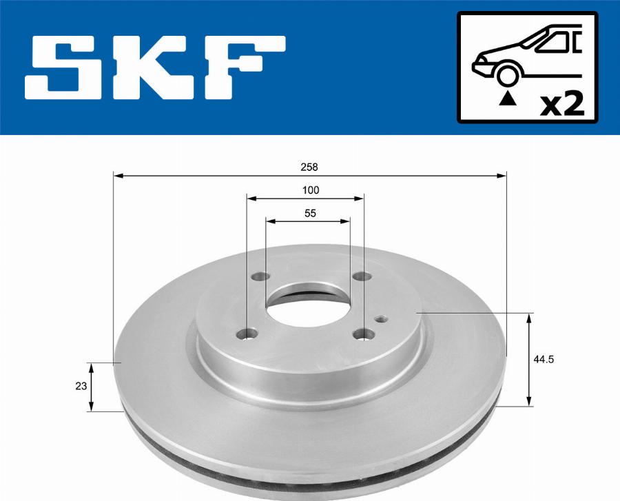 SKF VKBD 80351 V2 - Discofreno autozon.pro