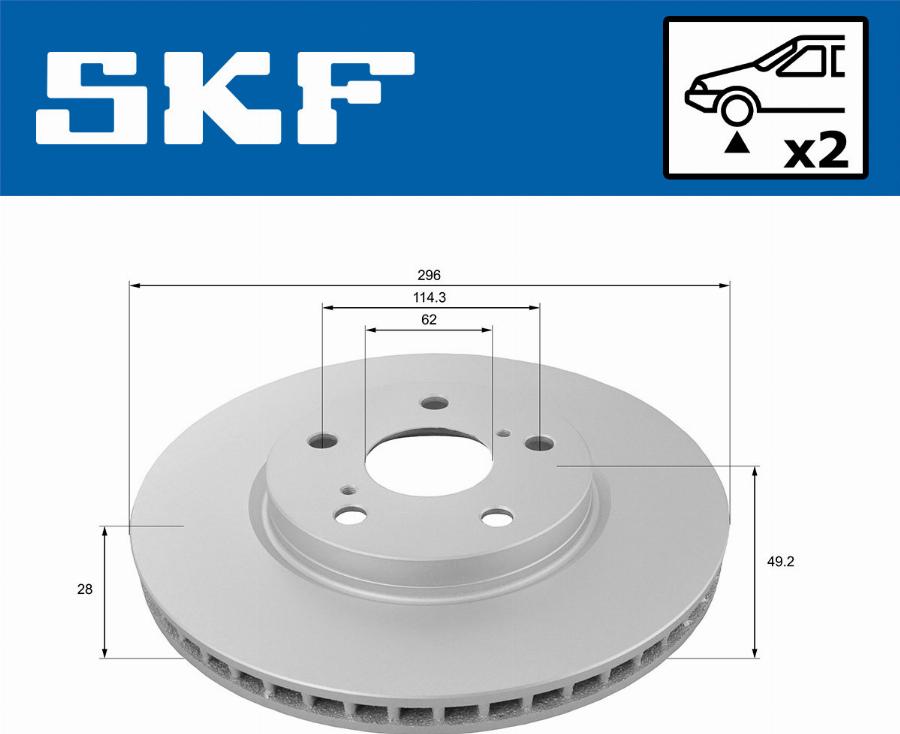 SKF VKBD 80353 V2 - Discofreno autozon.pro