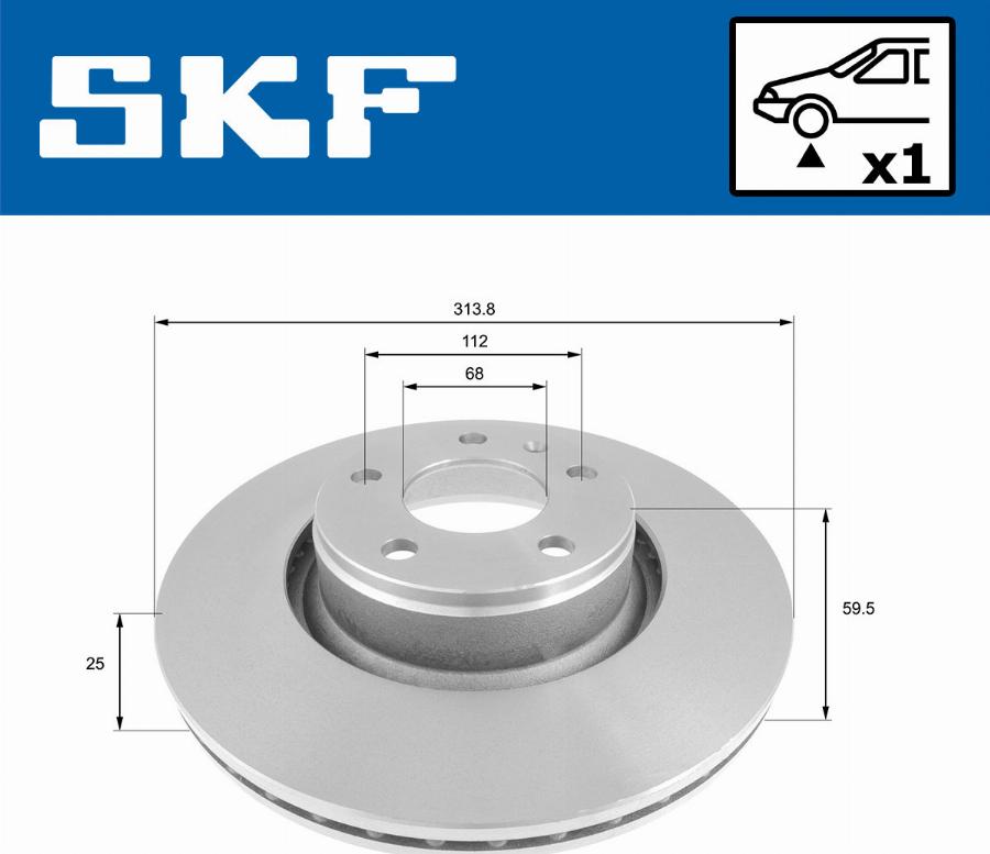 SKF VKBD 80305 V1 - Discofreno autozon.pro