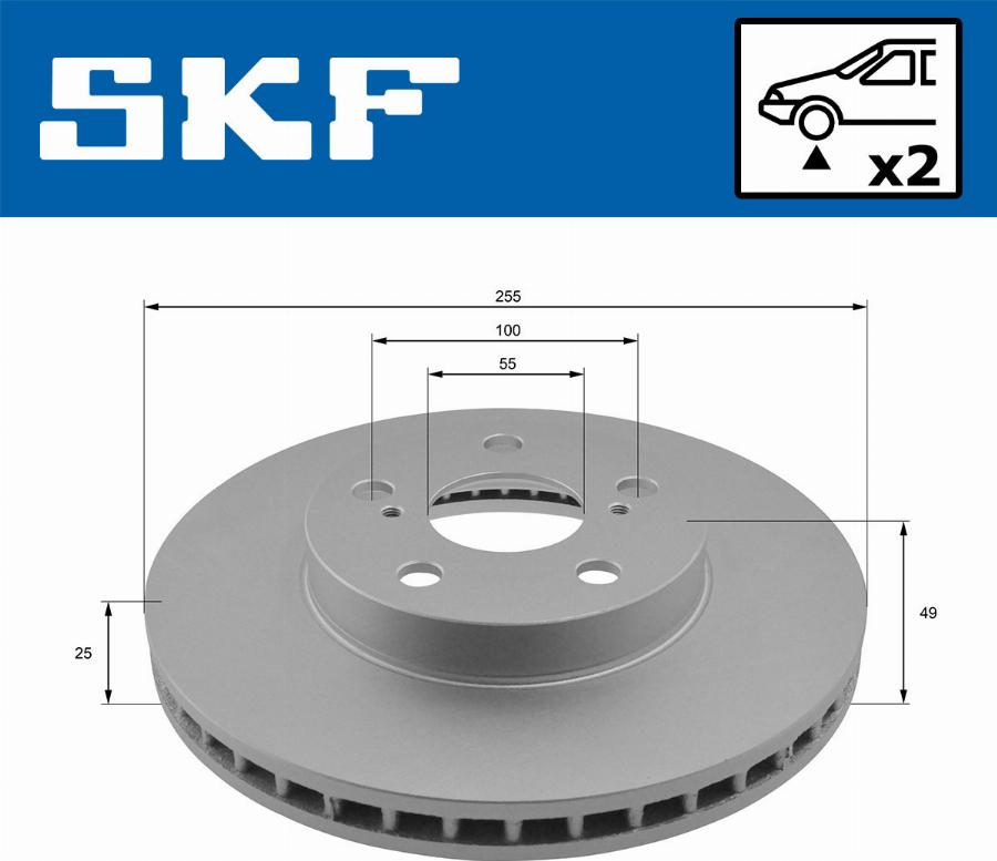 SKF VKBD 80383 V2 - Discofreno autozon.pro