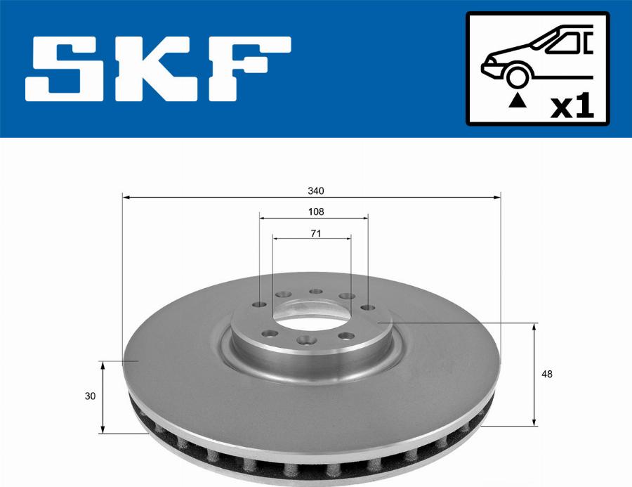 SKF VKBD 80335 V1 - Discofreno autozon.pro