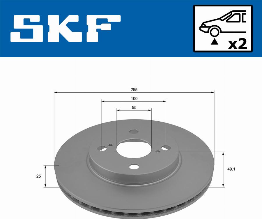 SKF VKBD 80333 V2 - Discofreno autozon.pro