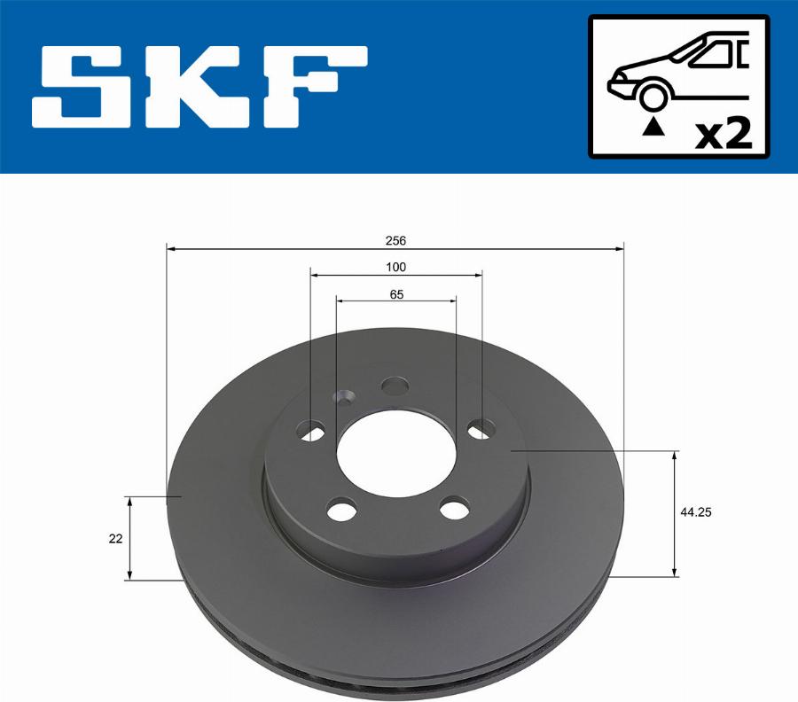 SKF VKBD 80241 V2 - Discofreno autozon.pro