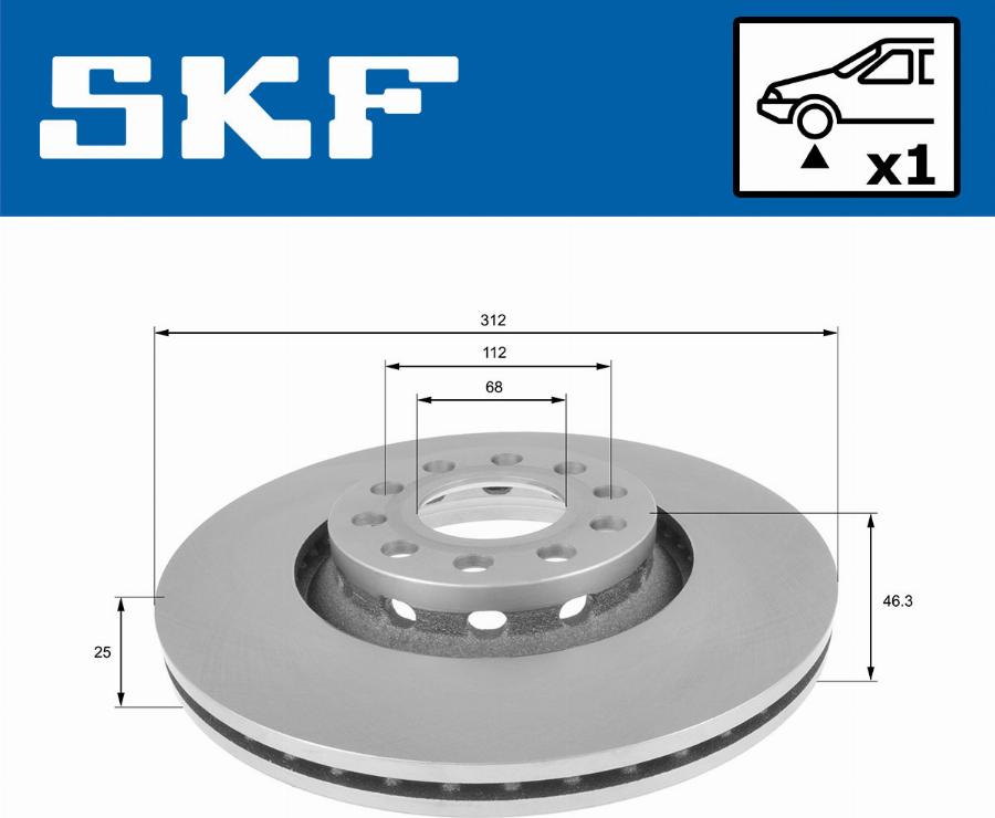 SKF VKBD 80242 V1 - Discofreno autozon.pro