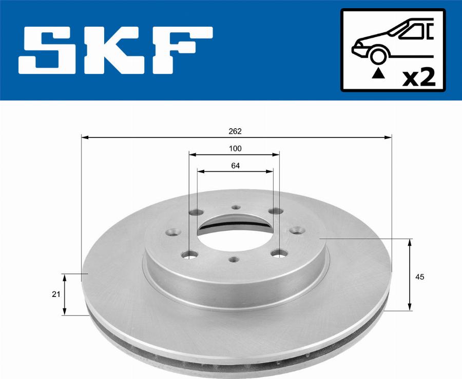 SKF VKBD 80215 V2 - Discofreno autozon.pro