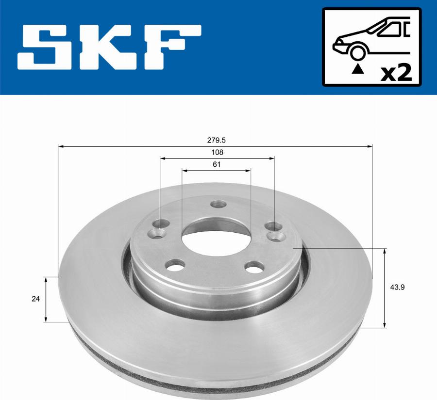 SKF VKBD 80210 V2 - Discofreno autozon.pro