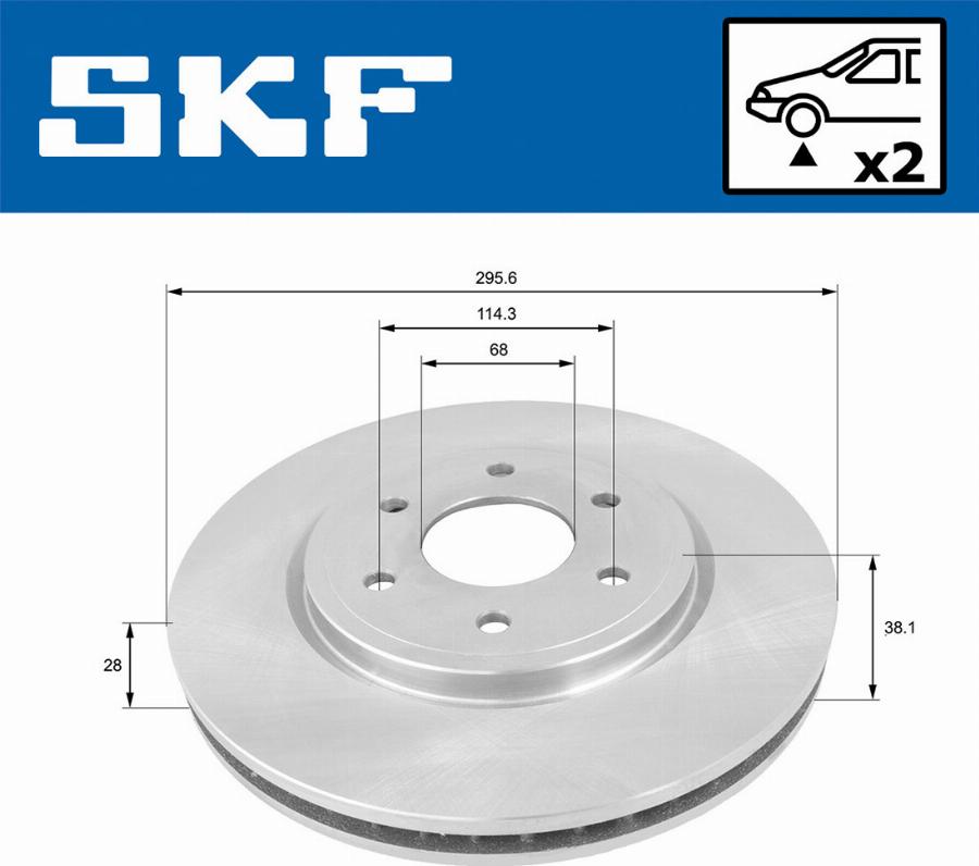 SKF VKBD 80280 V2 - Discofreno autozon.pro