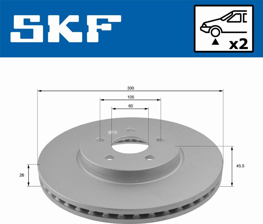 SKF VKBD 80221 V2 - Discofreno autozon.pro