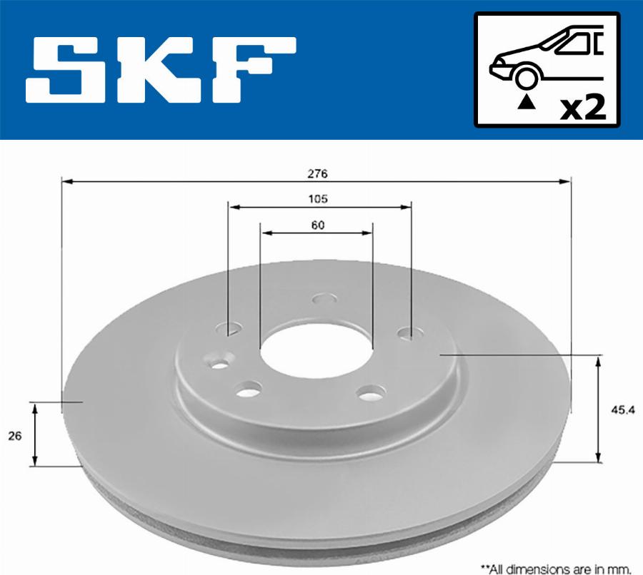 SKF VKBD 80222 V2 - Discofreno autozon.pro