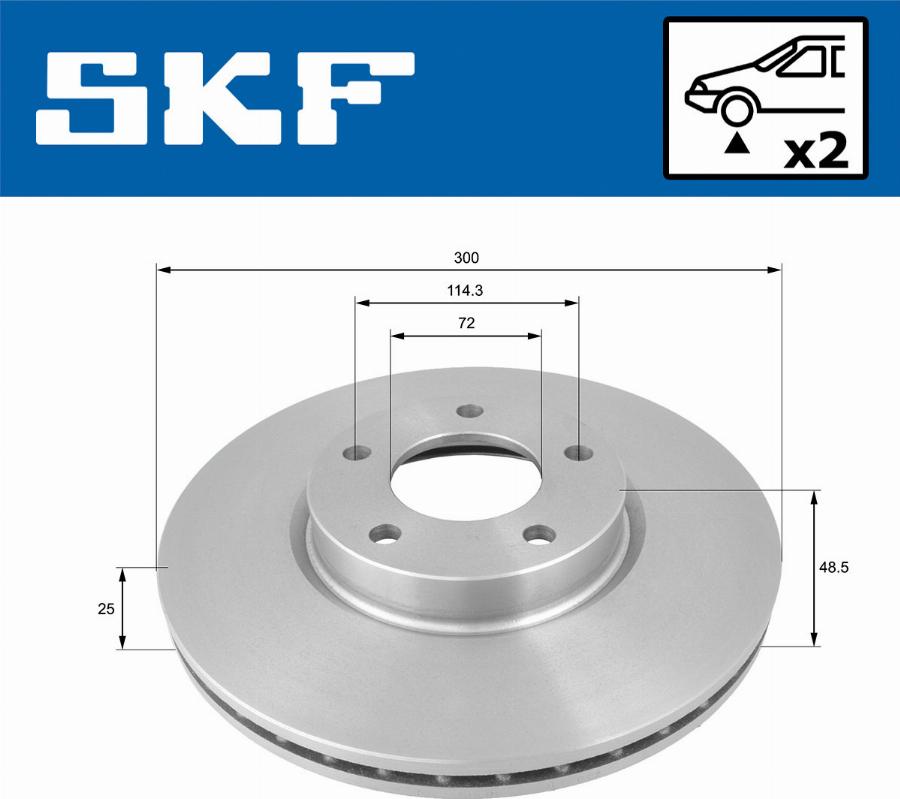 SKF VKBD 80273 V2 - Discofreno autozon.pro