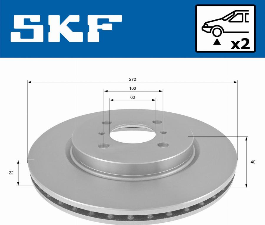 SKF VKBD 80748 V2 - Discofreno autozon.pro