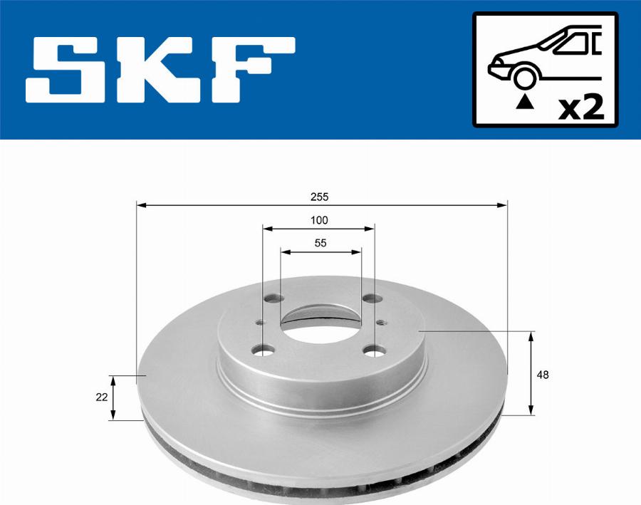 SKF VKBD 80771 V2 - Discofreno autozon.pro