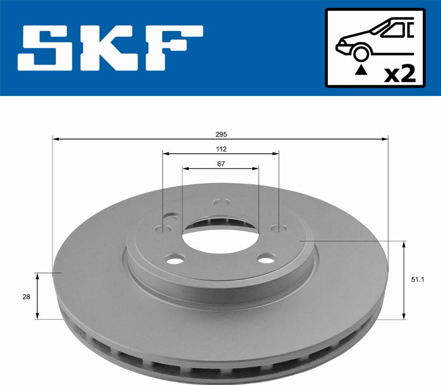 SKF VKBD 81070 V2 - Discofreno autozon.pro