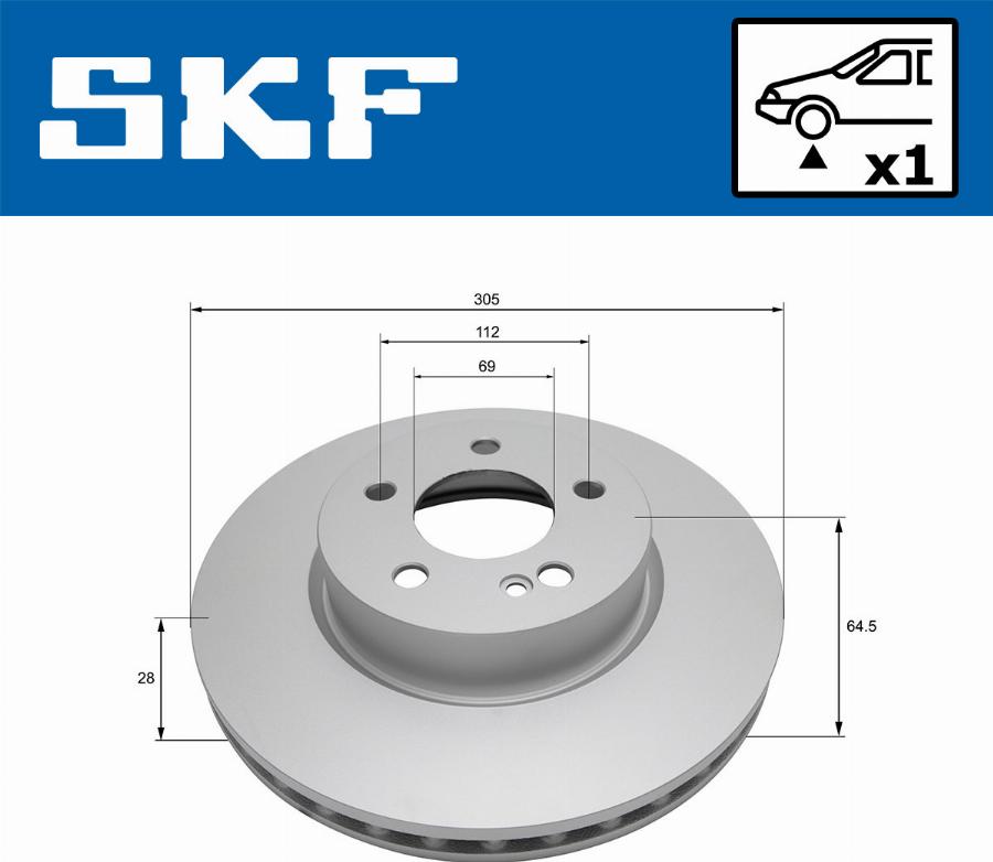 SKF VKBD 81113 V1 - Discofreno autozon.pro