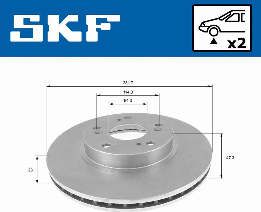 SKF VKBD 81302 V2 - Discofreno autozon.pro