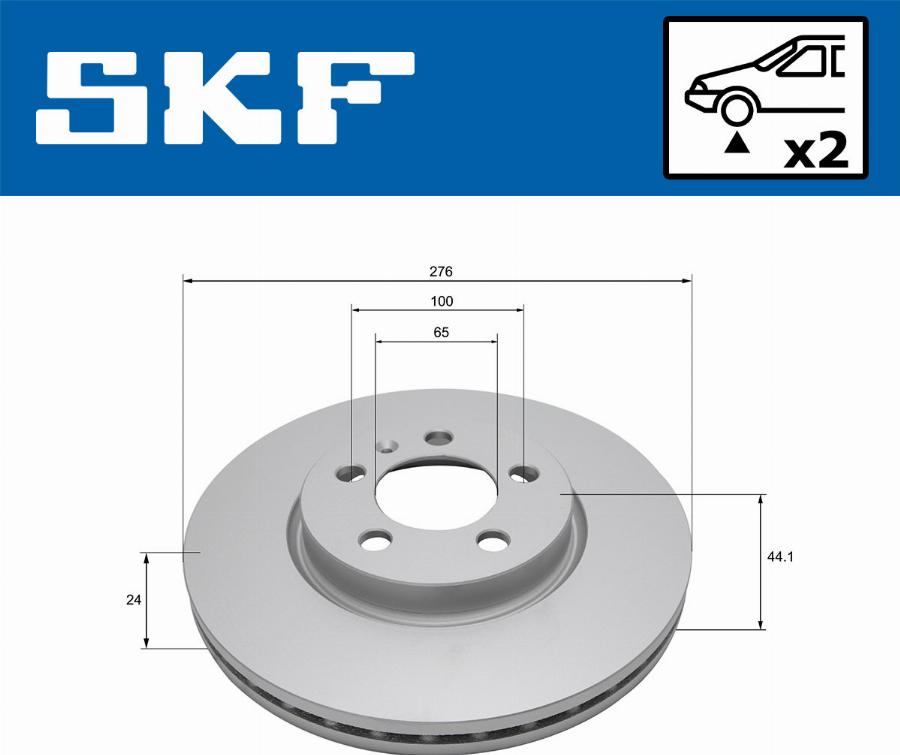 SKF VKBD 81322 V2 - Discofreno autozon.pro