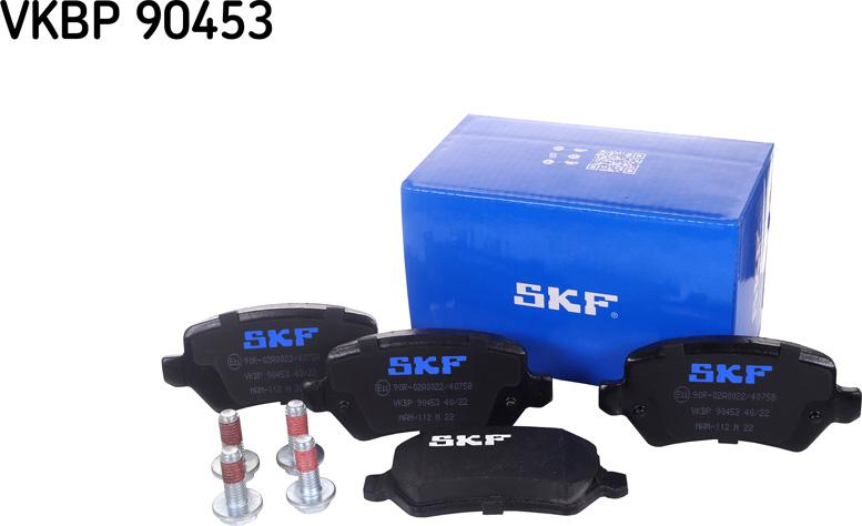 SKF VKBP 90453 - Kit pastiglie freno, Freno a disco autozon.pro