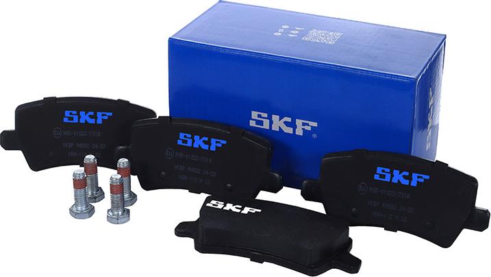 SKF VKBP 90582 - Kit pastiglie freno, Freno a disco autozon.pro