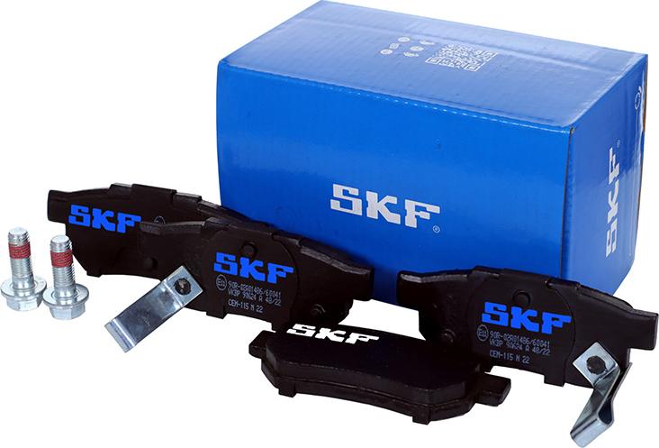 SKF VKBP 90624 A - Kit pastiglie freno, Freno a disco autozon.pro