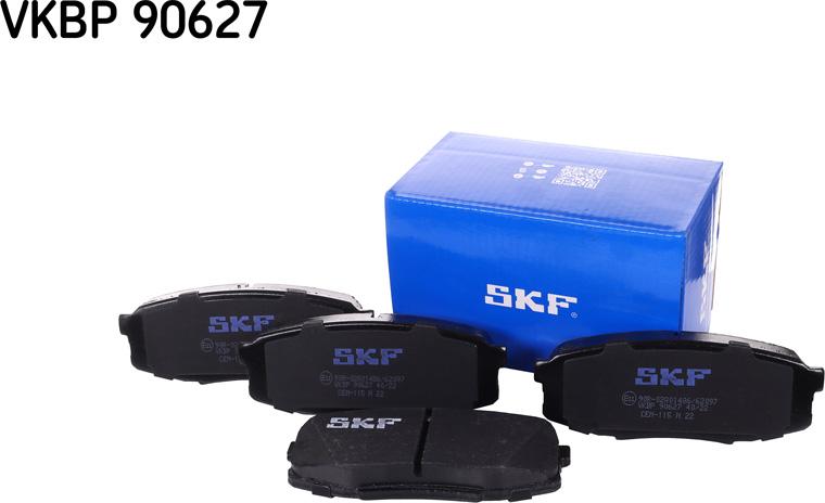 SKF VKBP 90627 - Kit pastiglie freno, Freno a disco autozon.pro