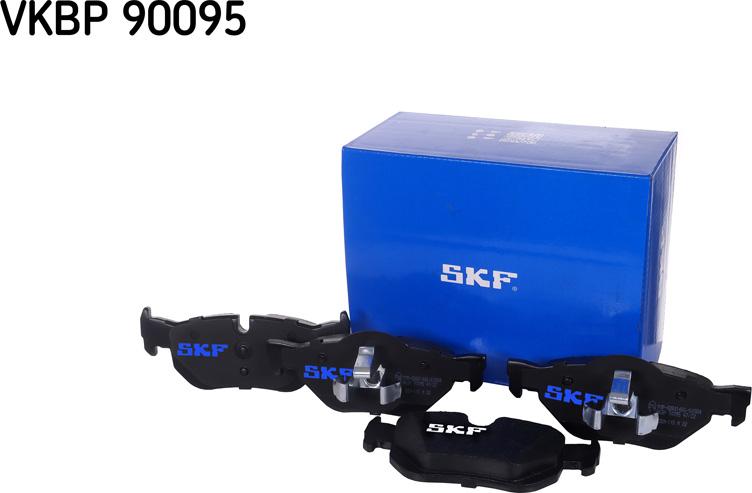 SKF VKBP 90095 - Kit pastiglie freno, Freno a disco autozon.pro