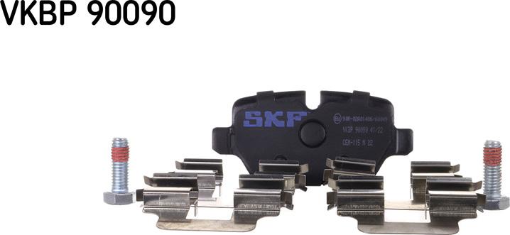 SKF VKBP 90090 - Kit pastiglie freno, Freno a disco autozon.pro